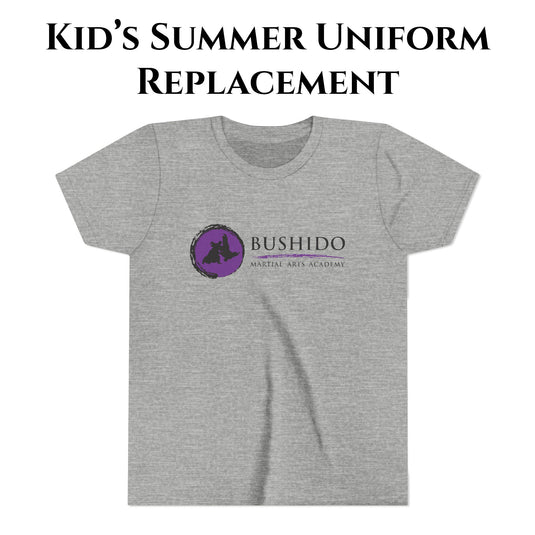 Bushido Martial Arts Academy Unisex Youth Basic T-Shirt