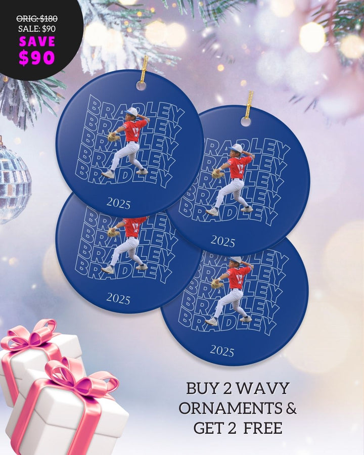 Buy 2 Wavy Ornaments Get 2 Free
