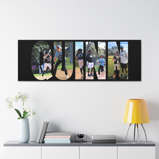 Custom Picture Block Name Canvas