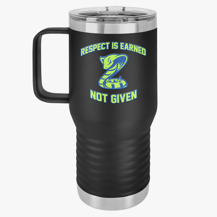 Court House Cobras Polar Camel Travel Mug 20oz - Respect Design