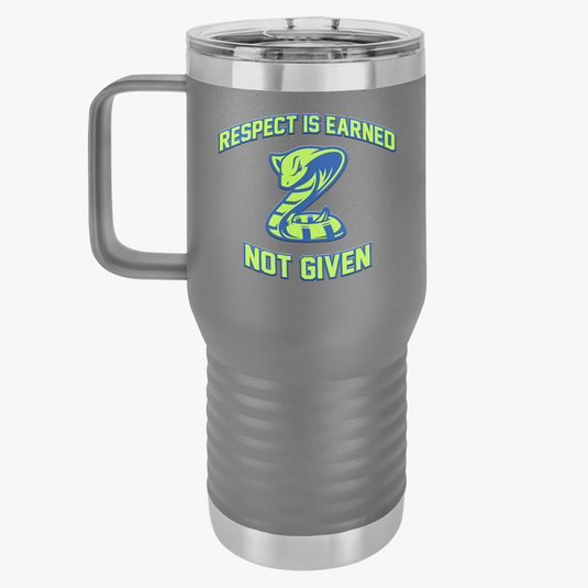 Court House Cobras Polar Camel Travel Mug 20oz - Respect Design