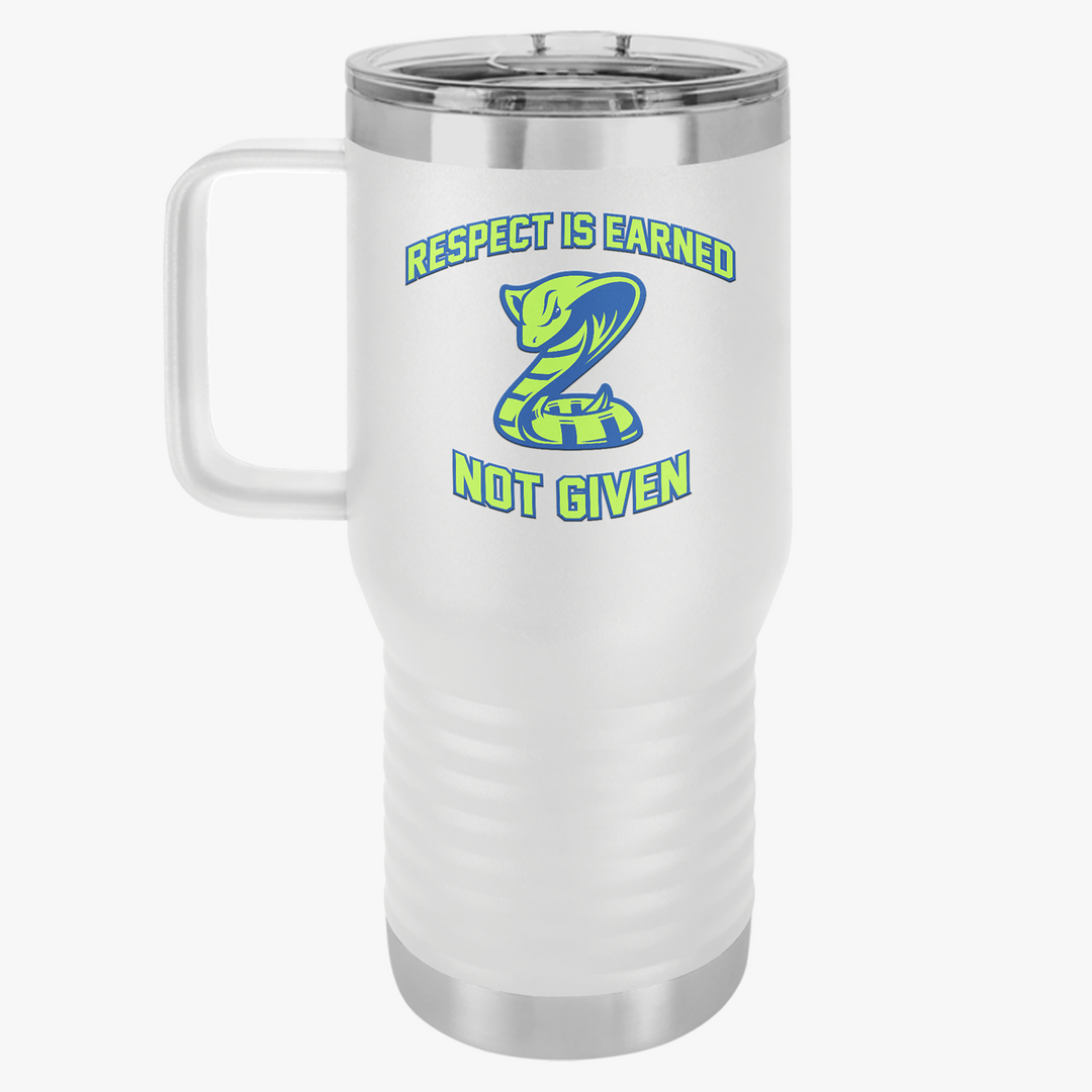 Court House Cobras Polar Camel Travel Mug 20oz - Respect Design