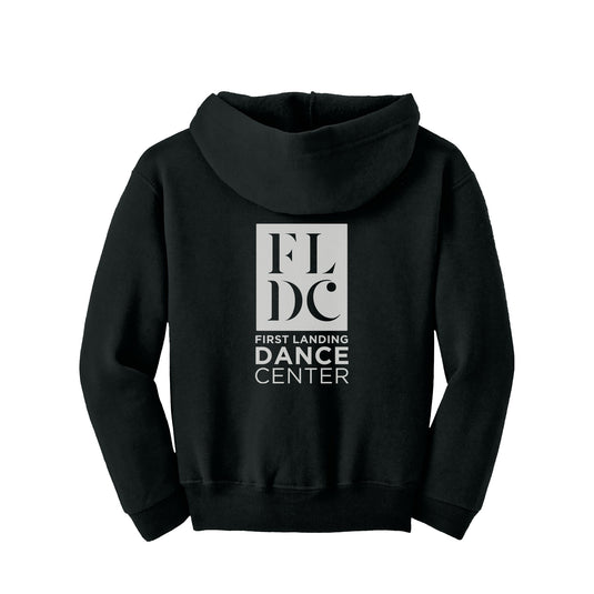 First Landing Dance Center Unisex Youth Full Zip Hooded Sweatshirt