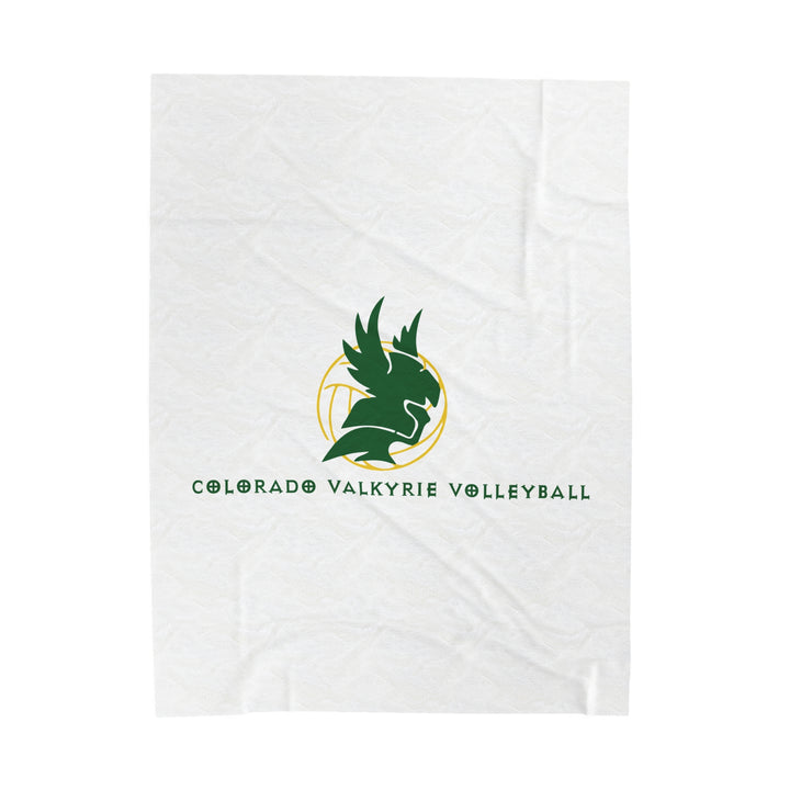 Colorado Valkyrie Volleyball Club Velveteen Plush Blanket