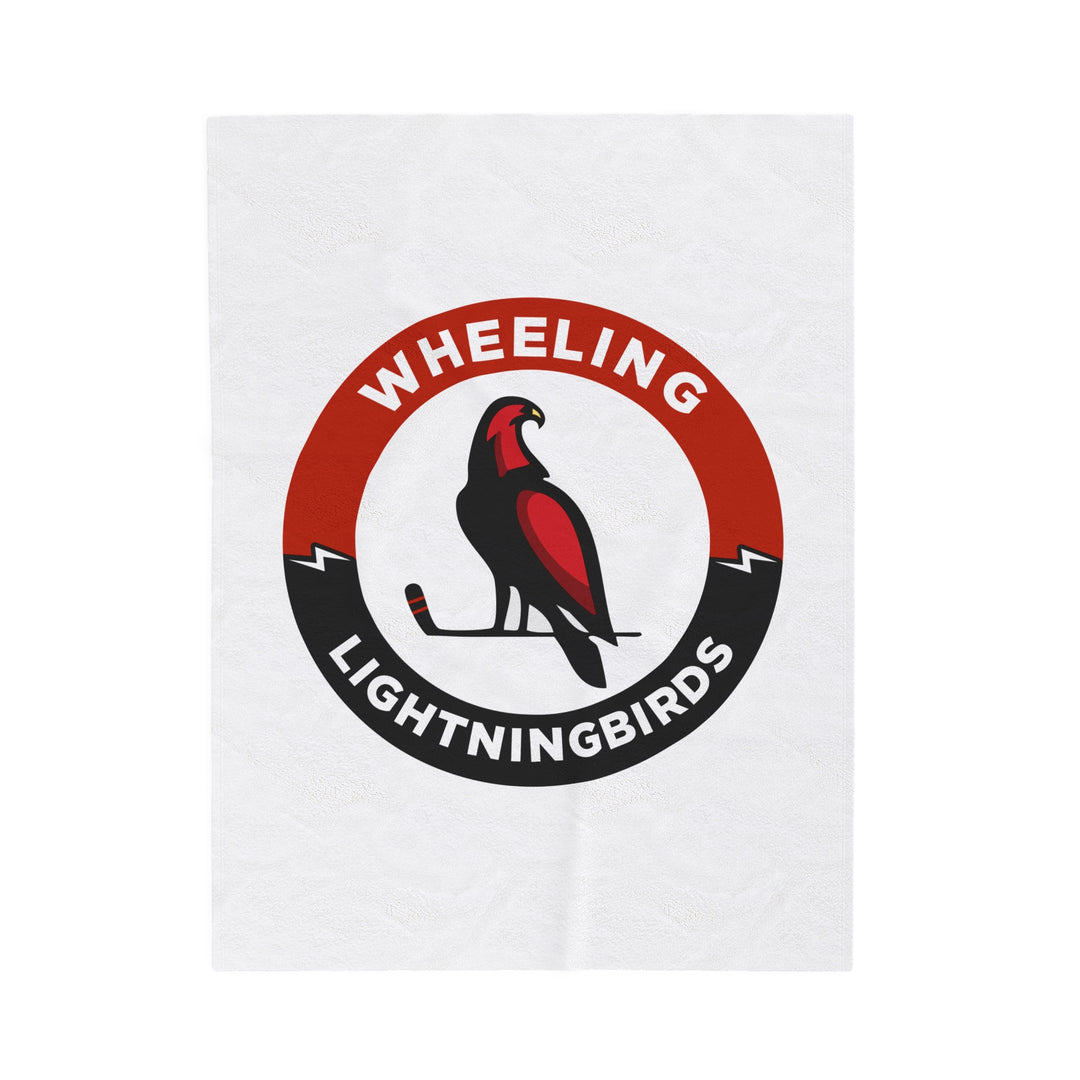 Wheeling Lightningbirds Velveteen Plush Blanket