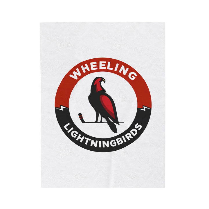 Wheeling Lightningbirds Velveteen Plush Blanket