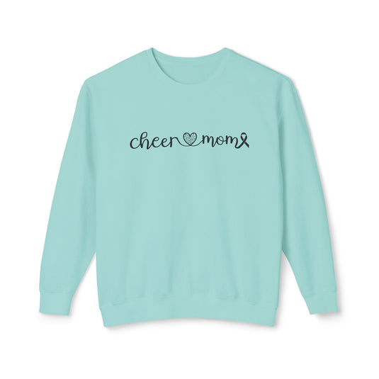 Cancer Collection Pick Your Sport Mom Ribbon & Heart Adult Unisex Premium Crewneck Sweatshirt