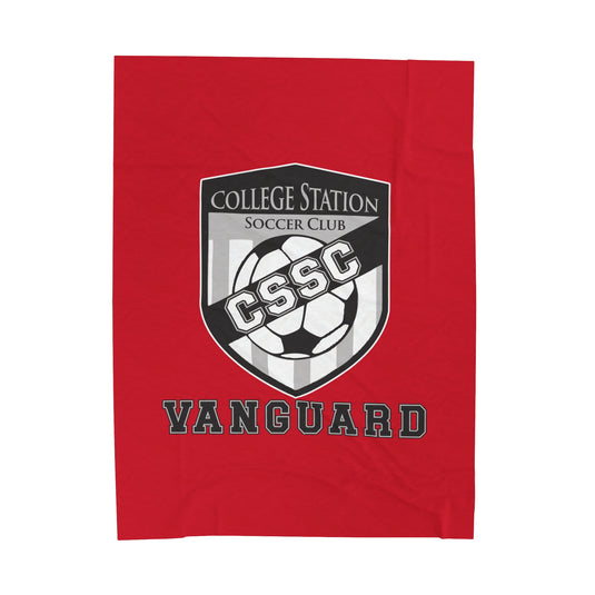 College Station Soccer Club Vanguard Velveteen Plush Blanket