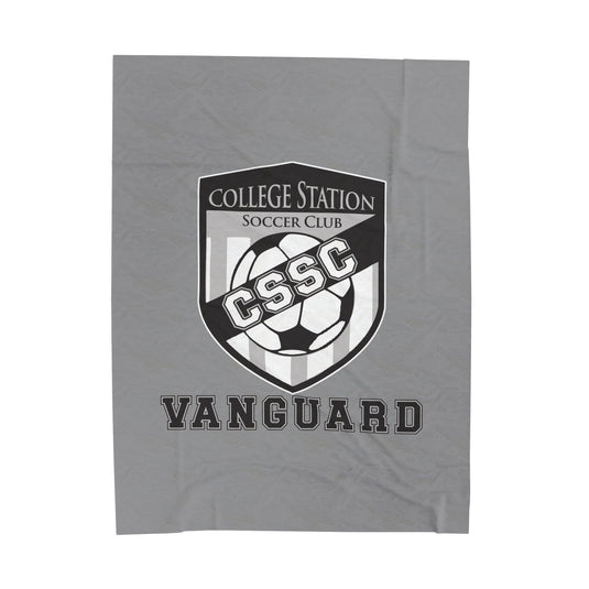 College Station Soccer Club Vanguard Velveteen Plush Blanket