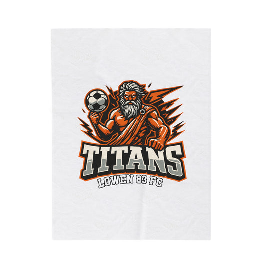 SBL Titans Velveteen Plush Blanket