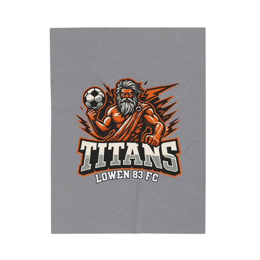 SBL Titans Velveteen Plush Blanket