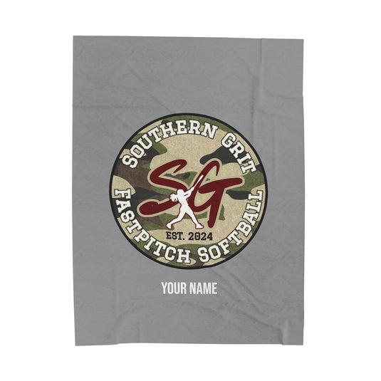 Southern Grit Velveteen Plush Blanket