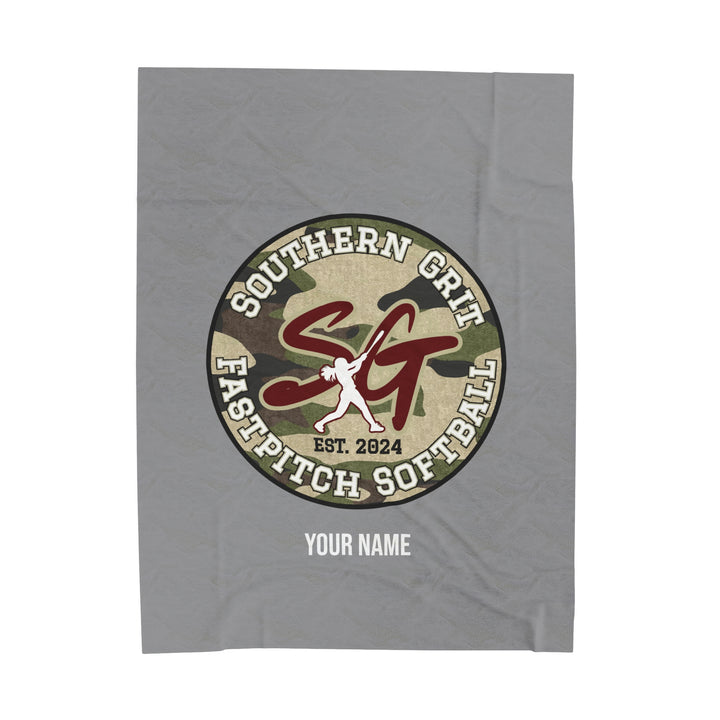 Southern Grit Velveteen Plush Blanket