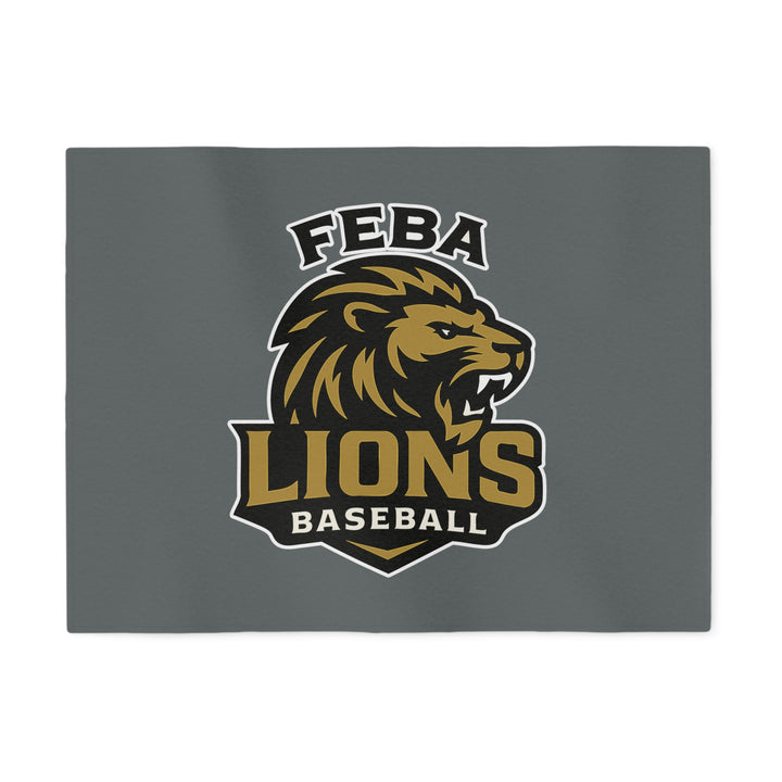 FEBA Lions Baseball Sweatshirt Blanket