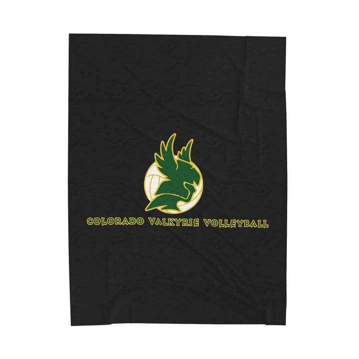 Colorado Valkyrie Volleyball Club Velveteen Plush Blanket