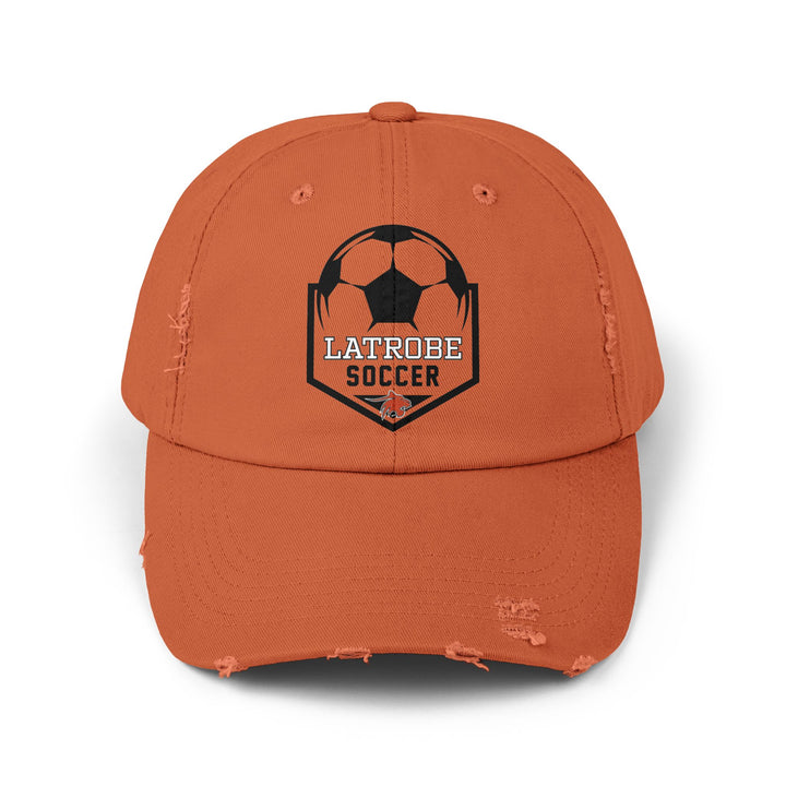 Latrobe Boys Soccer Unisex Distressed Cap