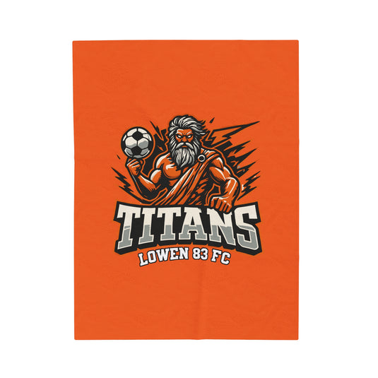 SBL Titans Velveteen Plush Blanket