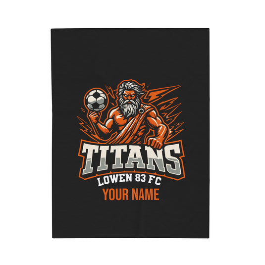 SBL Titans Velveteen Plush Blanket