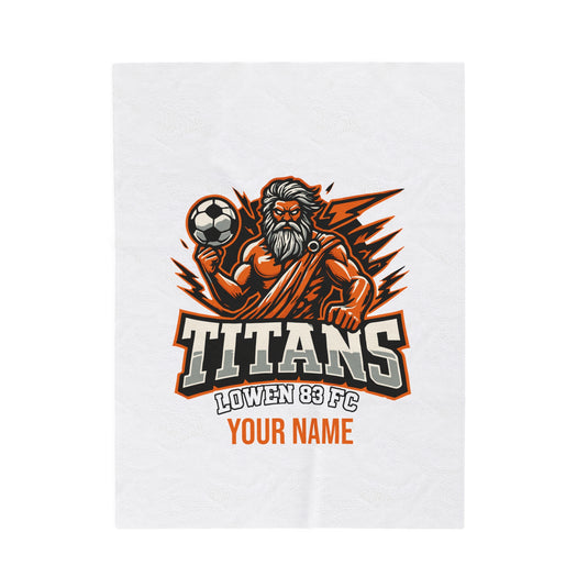 SBL Titans Velveteen Plush Blanket