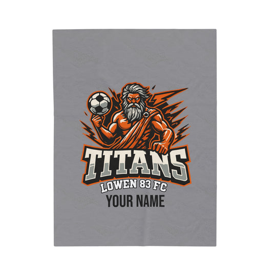 SBL Titans Velveteen Plush Blanket