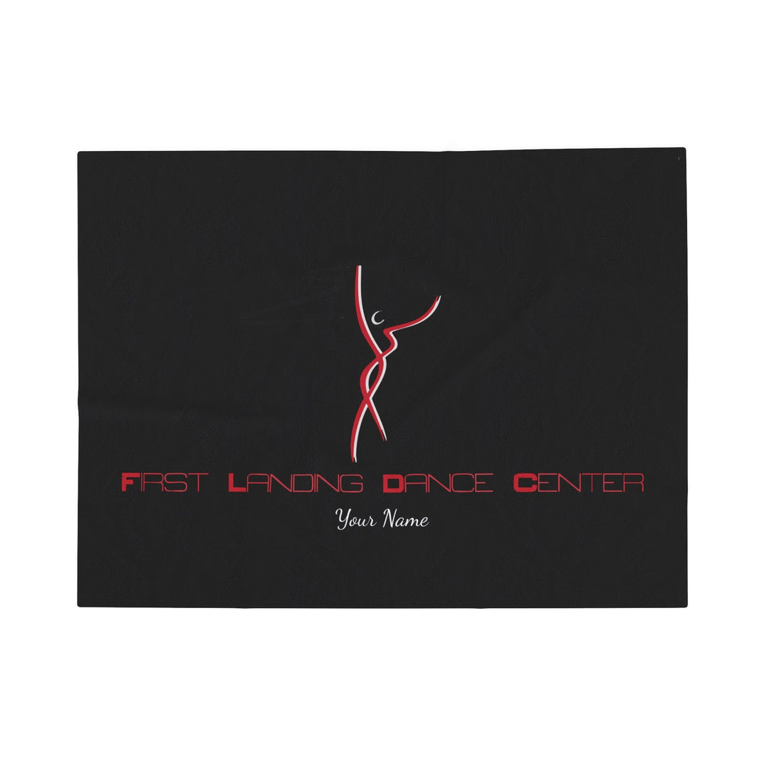 First Landing Dance Center Velveteen Plush Blanket