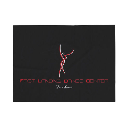 First Landing Dance Center Velveteen Plush Blanket