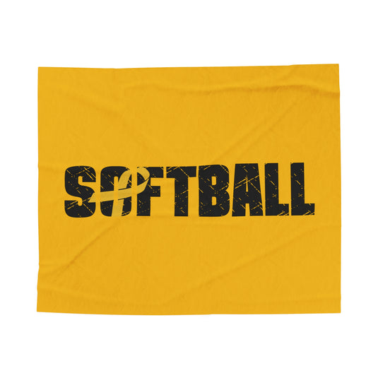 Cancer Ribbon Pick Your Sport Plush Blanket