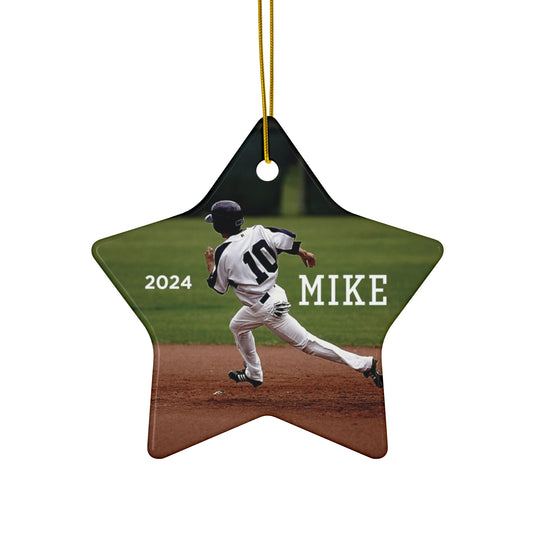 Custom Picture Ceramic Ornament