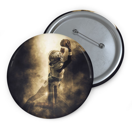 Offside Sports Photography Custom Pin Buttons - Watercolor Effect