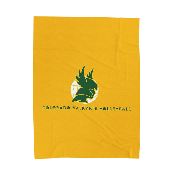 Colorado Valkyrie Volleyball Club Velveteen Plush Blanket