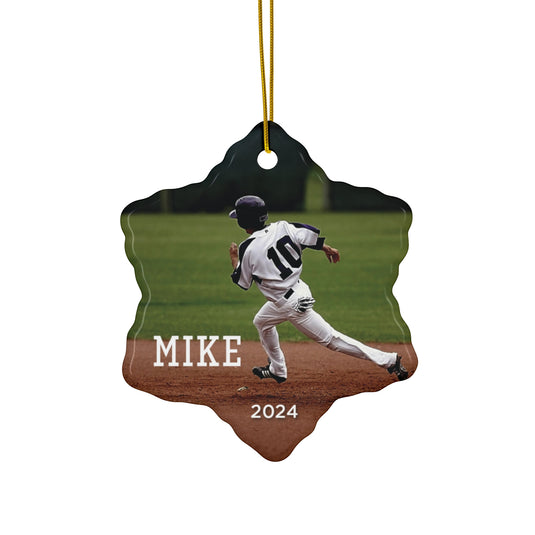 Custom Picture Ceramic Ornament