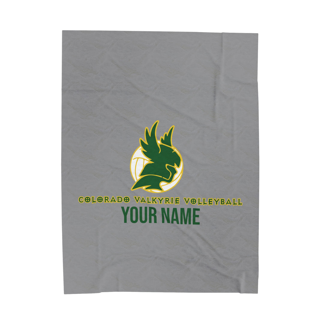Colorado Valkyrie Volleyball Club Velveteen Plush Blanket