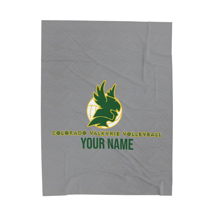Colorado Valkyrie Volleyball Club Velveteen Plush Blanket