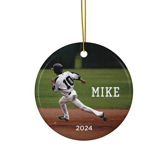 Custom Picture Ceramic Ornament