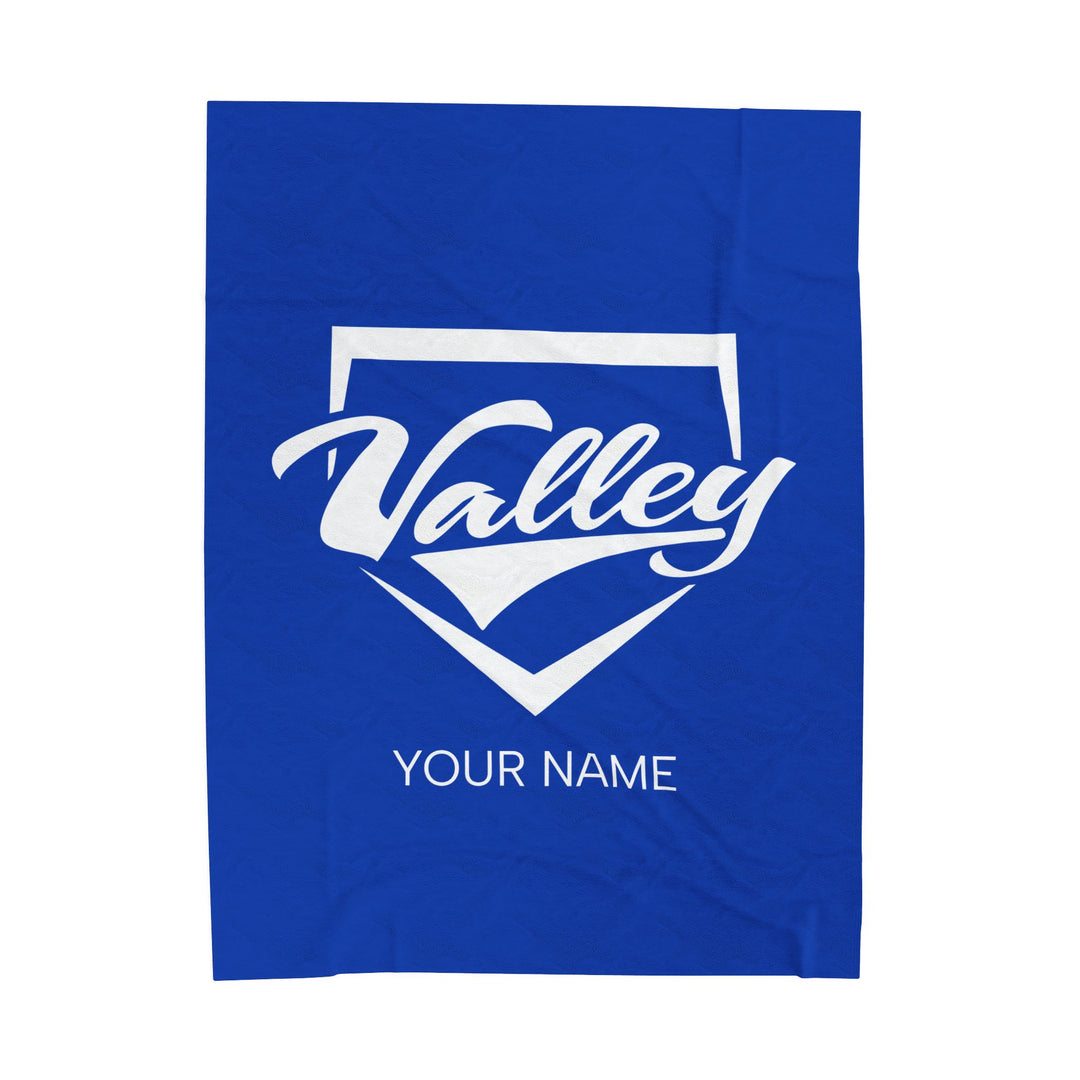 Valley Little League Velveteen Plush Blanket