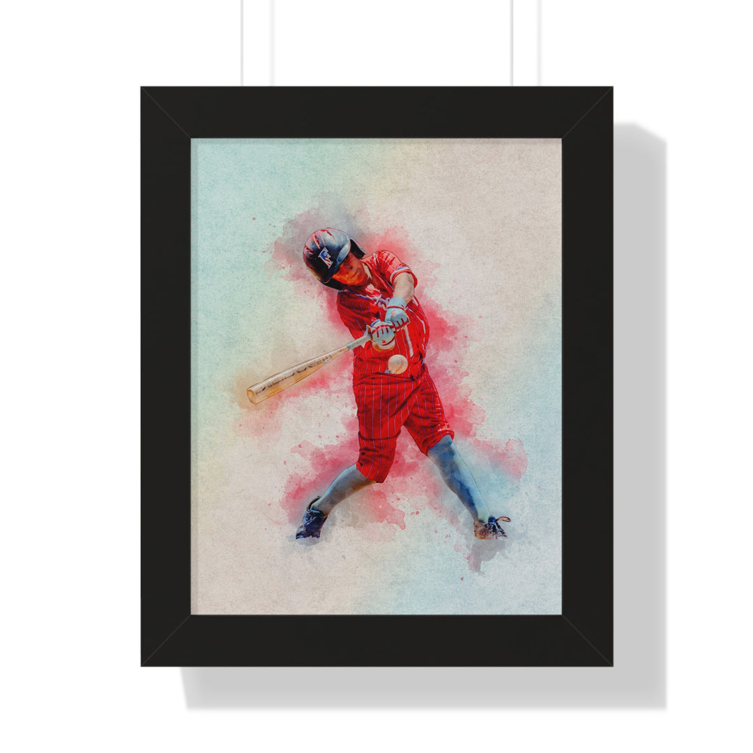 Offside Sports Photography Framed Vertical Poster