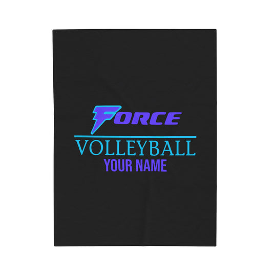 Force Volleyball Club Velveteen Plush Blanket