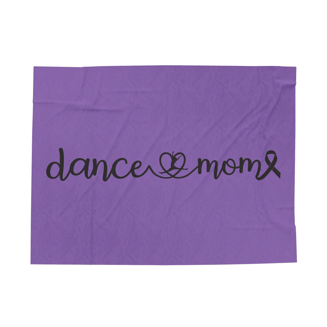 Cancer Collection Pick Your Sport Mom Ribbon & Heart Plush Blanket