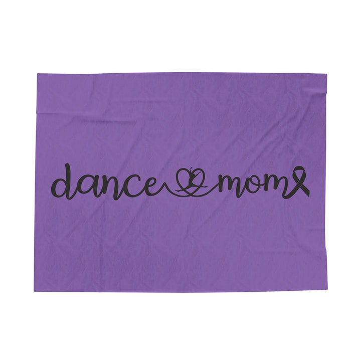 Cancer Collection Pick Your Sport Mom Ribbon & Heart Plush Blanket