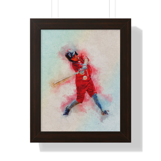 Offside Sports Photography Framed Vertical Poster