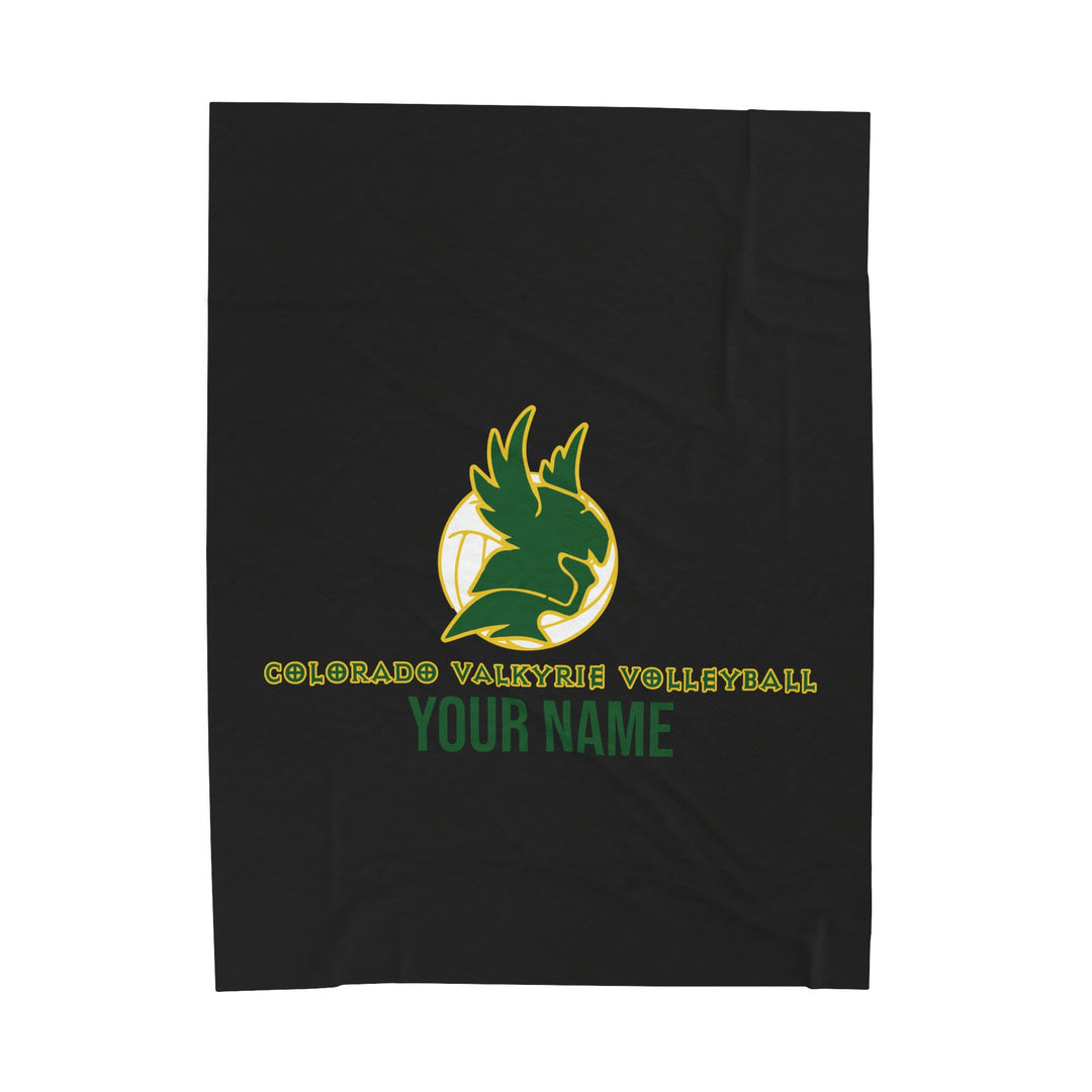 Colorado Valkyrie Volleyball Club Velveteen Plush Blanket