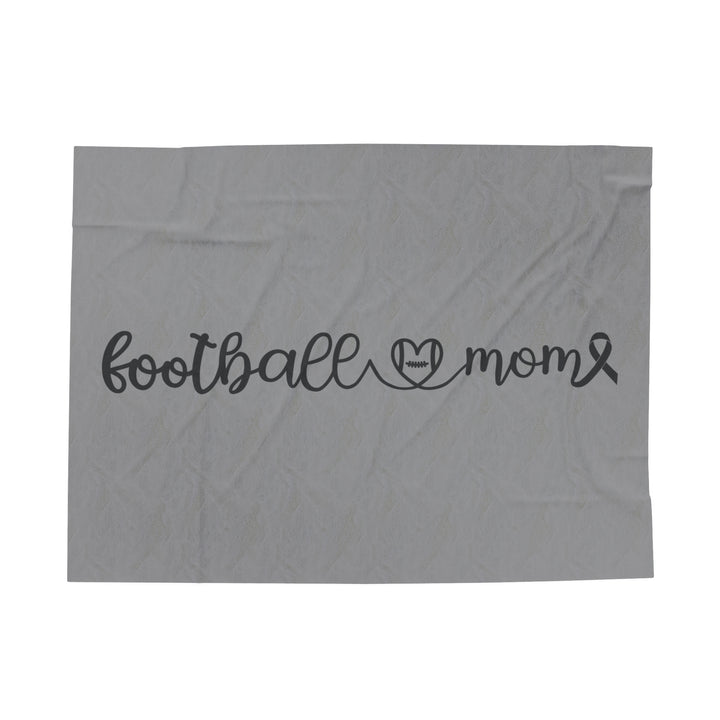 Cancer Collection Pick Your Sport Mom Ribbon & Heart Plush Blanket