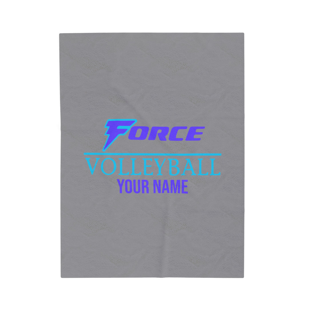 Force Volleyball Club Velveteen Plush Blanket