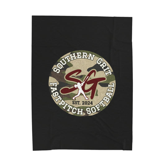 Southern Grit Velveteen Plush Blanket