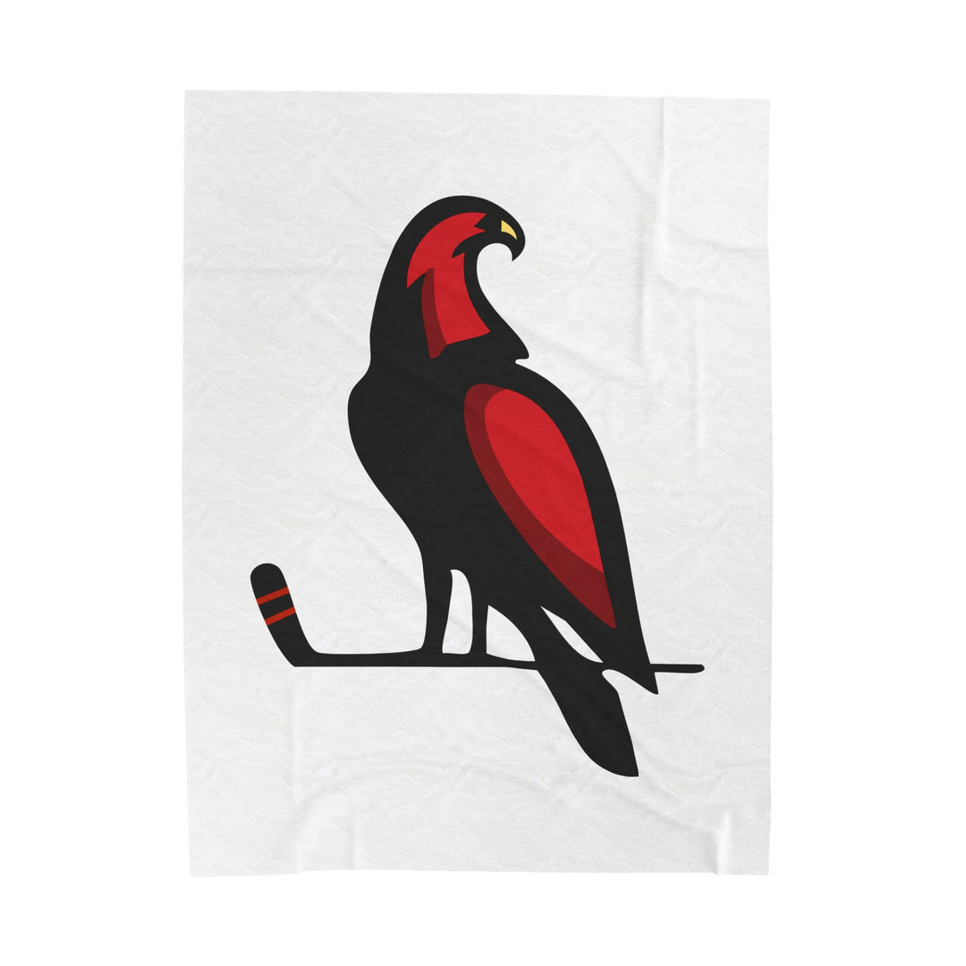 Wheeling Lightningbirds Velveteen Plush Blanket - Bird Logo Only