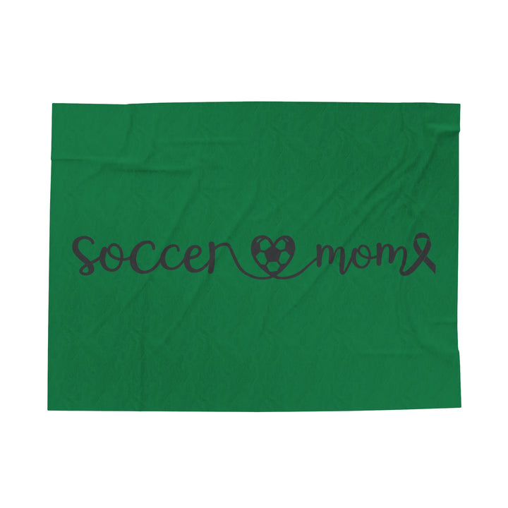 Cancer Collection Pick Your Sport Mom Ribbon & Heart Plush Blanket
