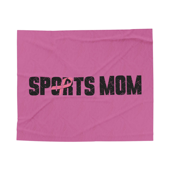 Cancer Ribbon Pick Your Sport Plush Blanket