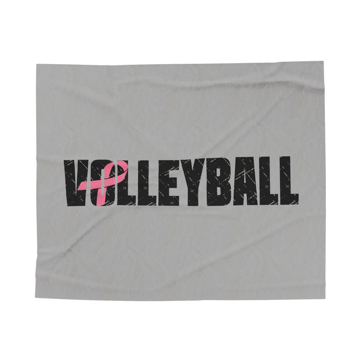 Cancer Ribbon Pick Your Sport Plush Blanket