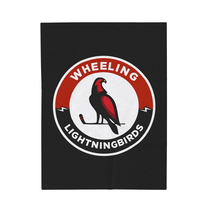 Wheeling Lightningbirds Velveteen Plush Blanket