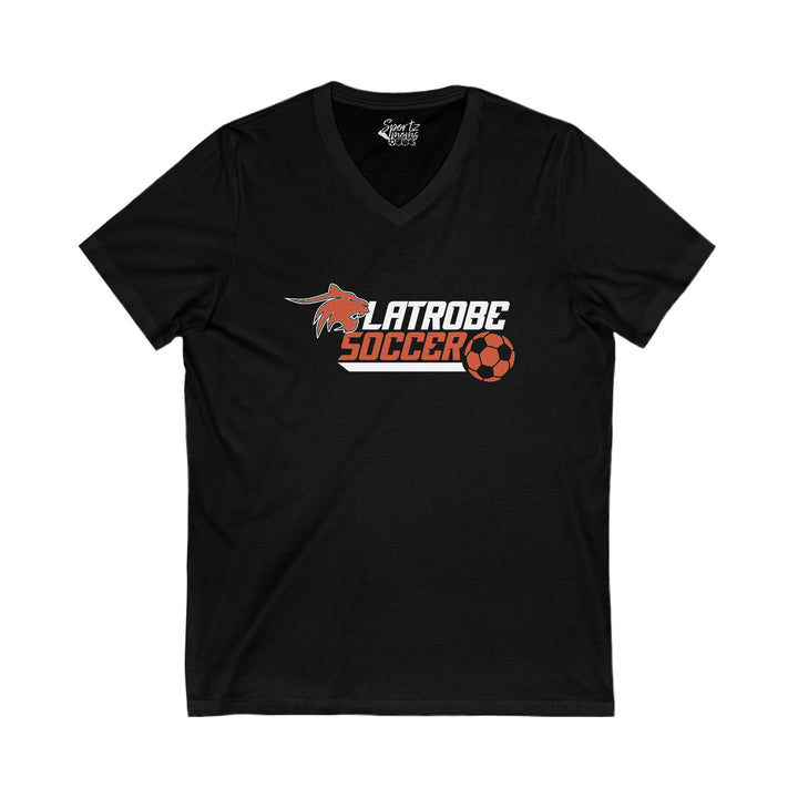 Greater Latrobe Girls Soccer Adult Women's V-Neck T-Shirt